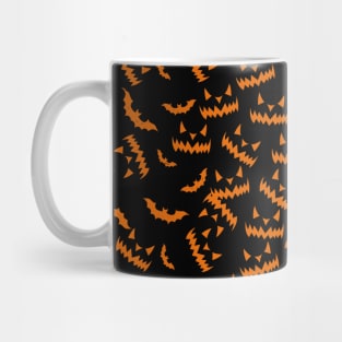 Scary Smile Pumpkin Mug